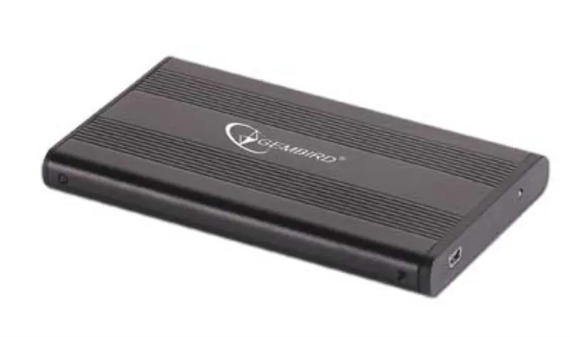 gembird Gehäuse USB2.0 für 2.5"SATA HDDs - mini-USB 5pin