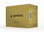 gembird 2000 VA Sinuswellen-USV, 3 x Schuko, USB, schw.