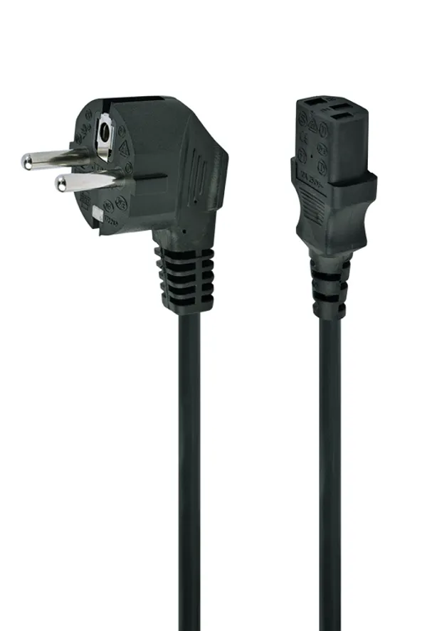 gembird Netzkabel (C13), VDE-geprüft, 1,8m