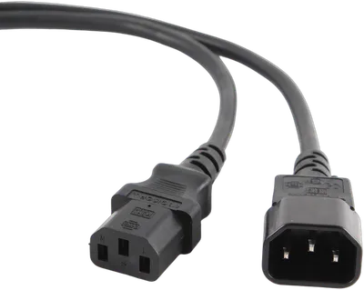 Gembird PC-189 cable de transmisión Negro C14 acoplador