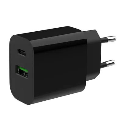 gembird USB Typ C Schnellladegerät 20 W schwarz