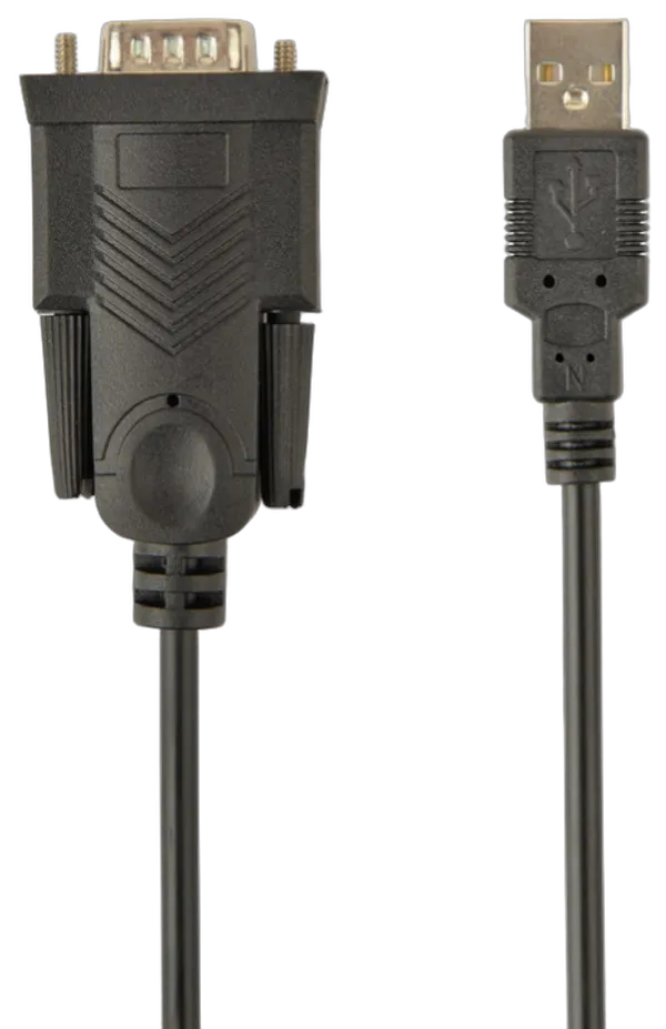gembird Konverterkabel serielle USB-zu-DB9M, schw., 1,5 m