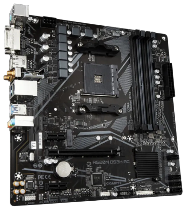 Gigabyte A520M DS3H AC              (A520,AM4,mATX,DDR4)