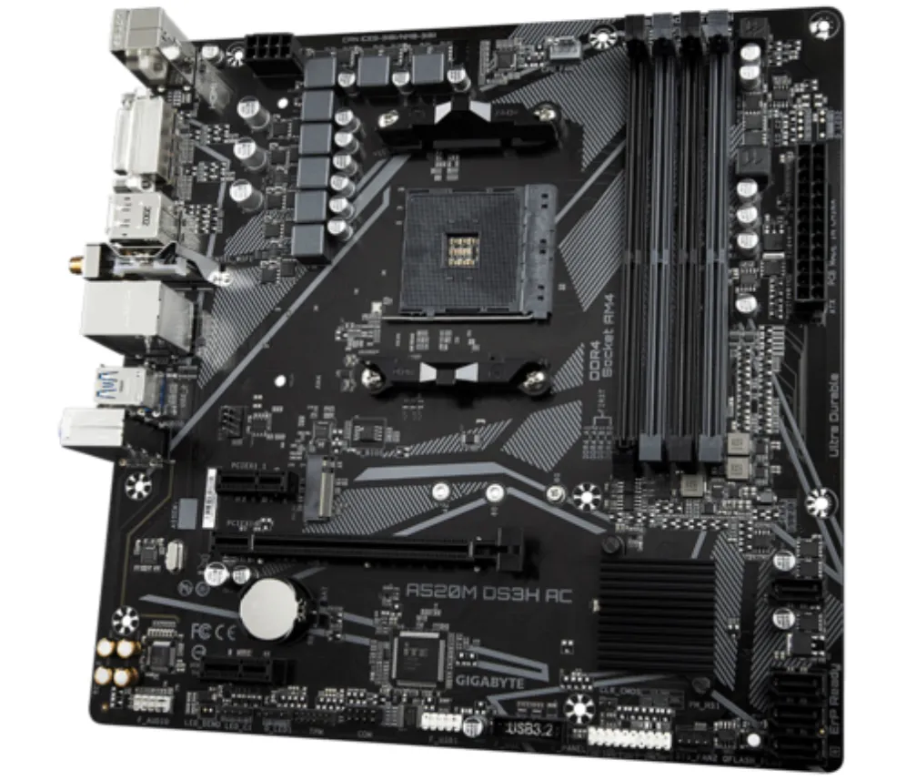Gigabyte A520M DS3H AC              (A520,AM4,mATX,DDR4)