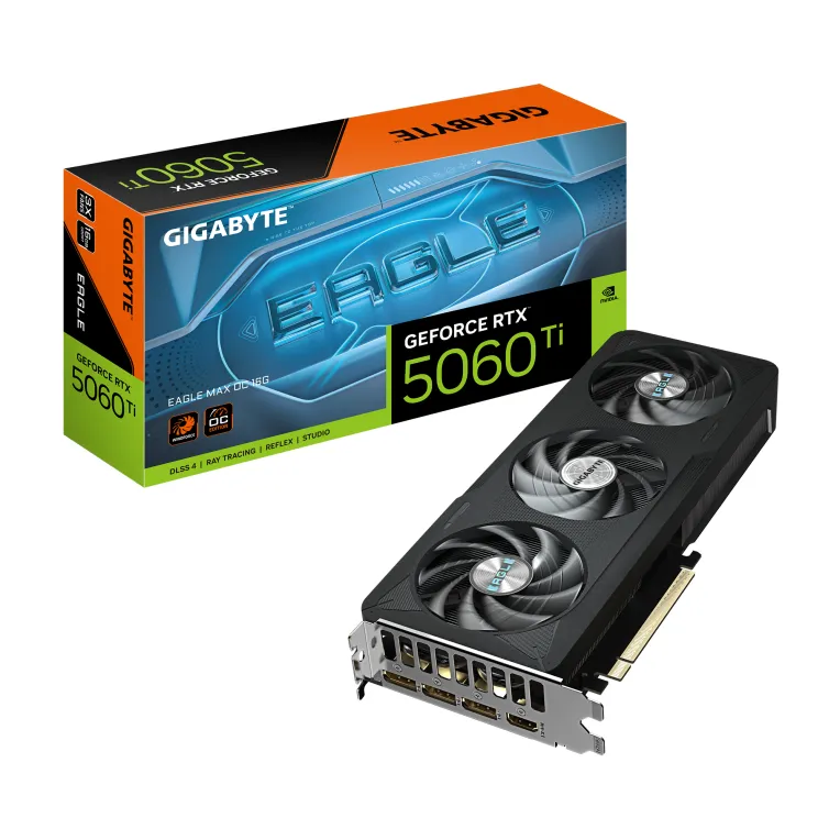 Gigabyte RTX5060 TI Eagle Max OC 16GB GDDR7 HDMI 3xDP Gigabyte RTX5060 TI Eagle Max OC 16GB GDDR7 HDMI 3xDP