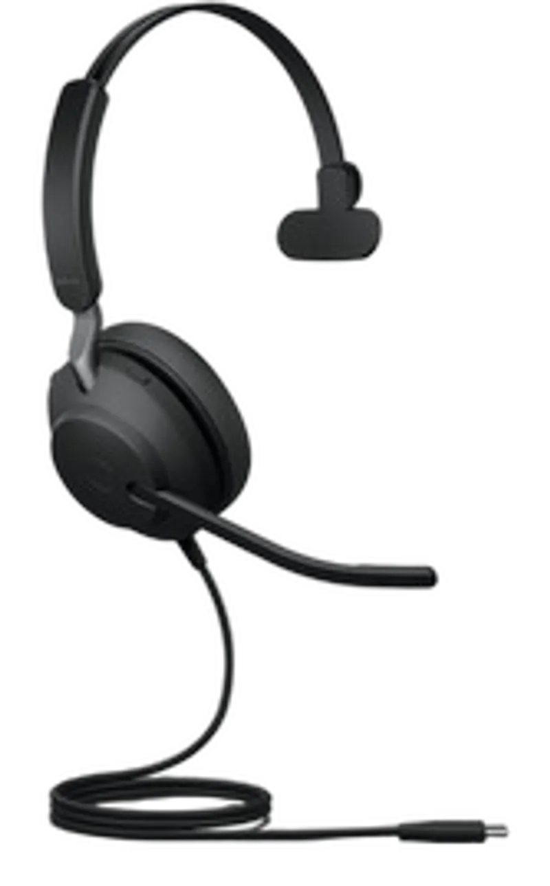 Jabra Evolve2 40 SE USB-C, UC Mono, Ext. Cord