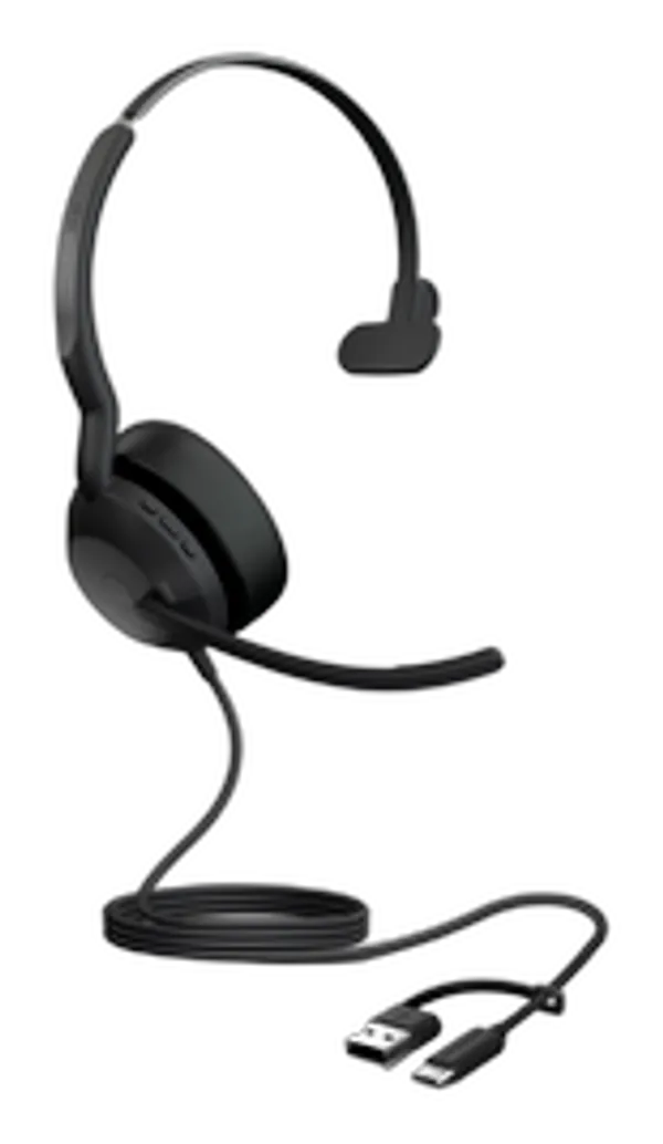 Jabra Evolve2 50 USB C/A, UC Mono, w/o
