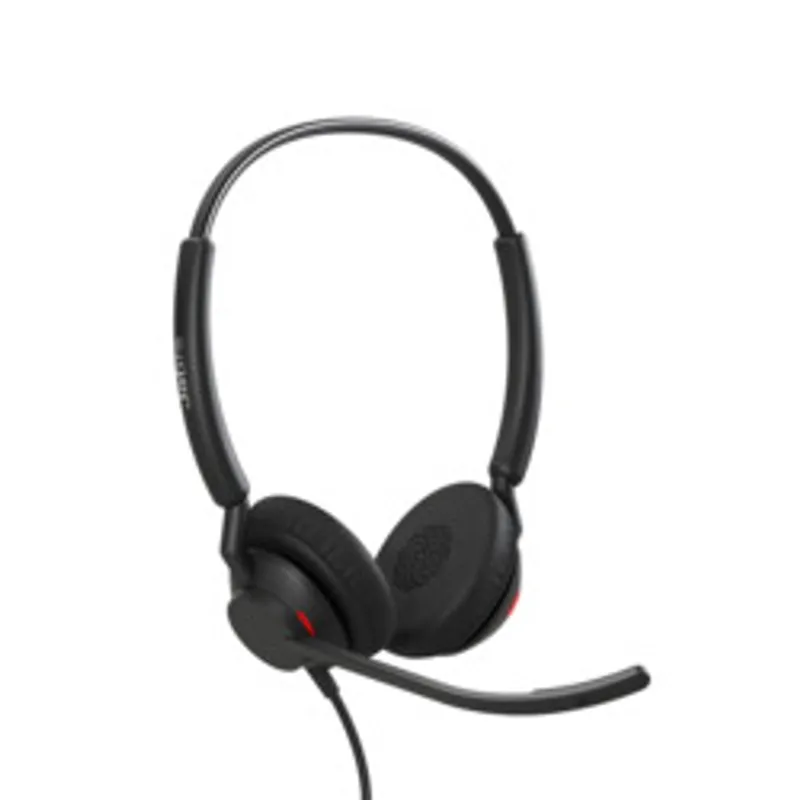 Jabra Engage 40 Stereo USB-C гарнитура с микрофоном на чёрной подушке наушников для офисной связи UC.