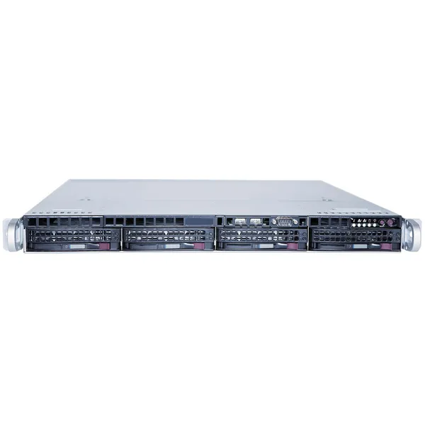 Hanwha Vision Server • 1U-4BAY-SERVER-12TB-RAW • RAID5 • (8TB)