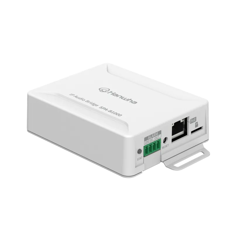 Hanwha Vision IP Audio • IP Audio Bridge • SPA-B1000