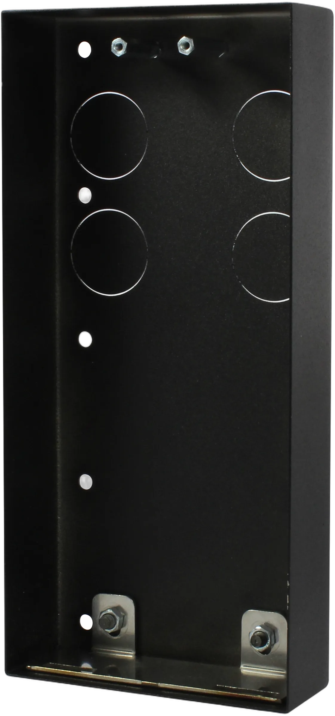 Wantec MONOLITH C Aufputzkasten "Blackline" 100x220x37mm Edelstahl geschliffen