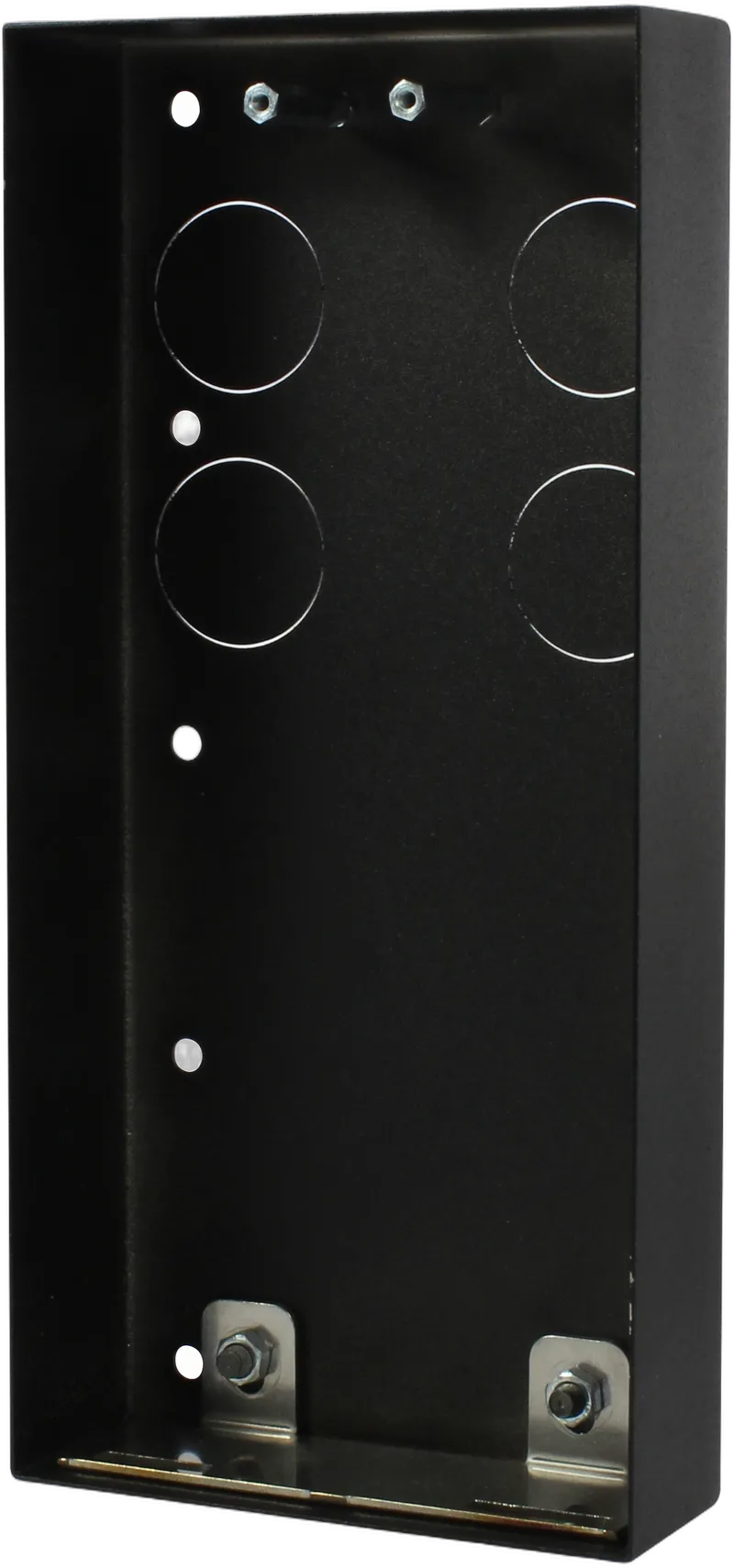 Wantec MONOLITH C Aufputzkasten "Blackline" 100x220x37mm Edelstahl geschliffen