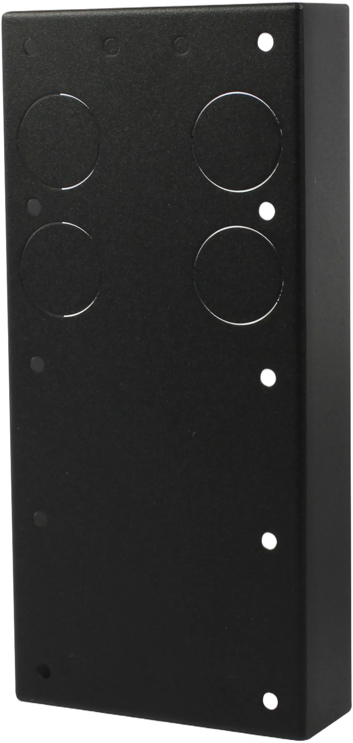 Wantec MONOLITH C Aufputzkasten "Blackline" 100x220x37mm Edelstahl geschliffen