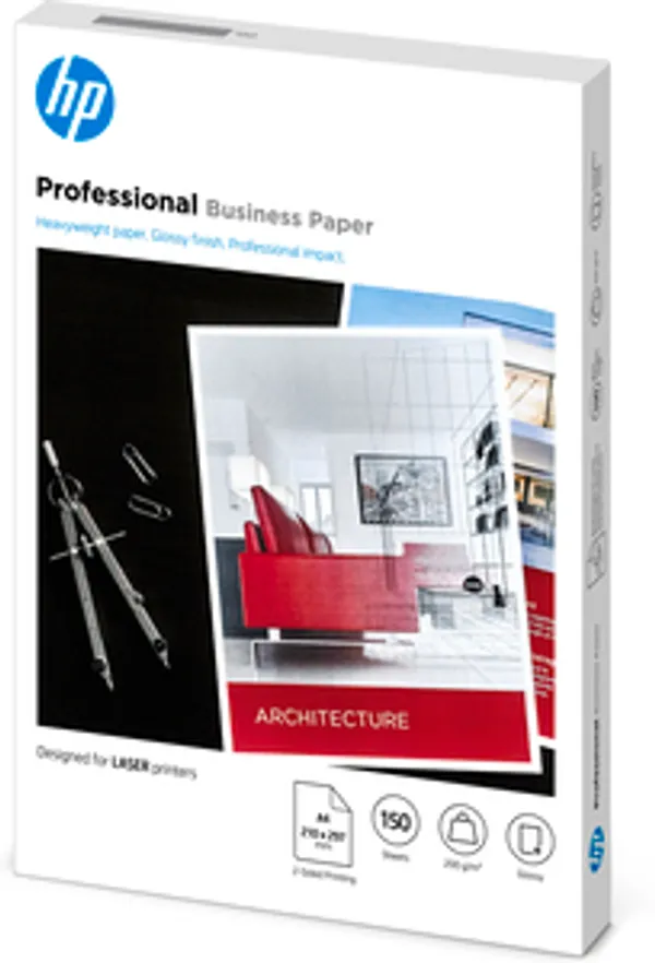 HP Professional Business Papier - Glänzend 200g/m  A4 150x