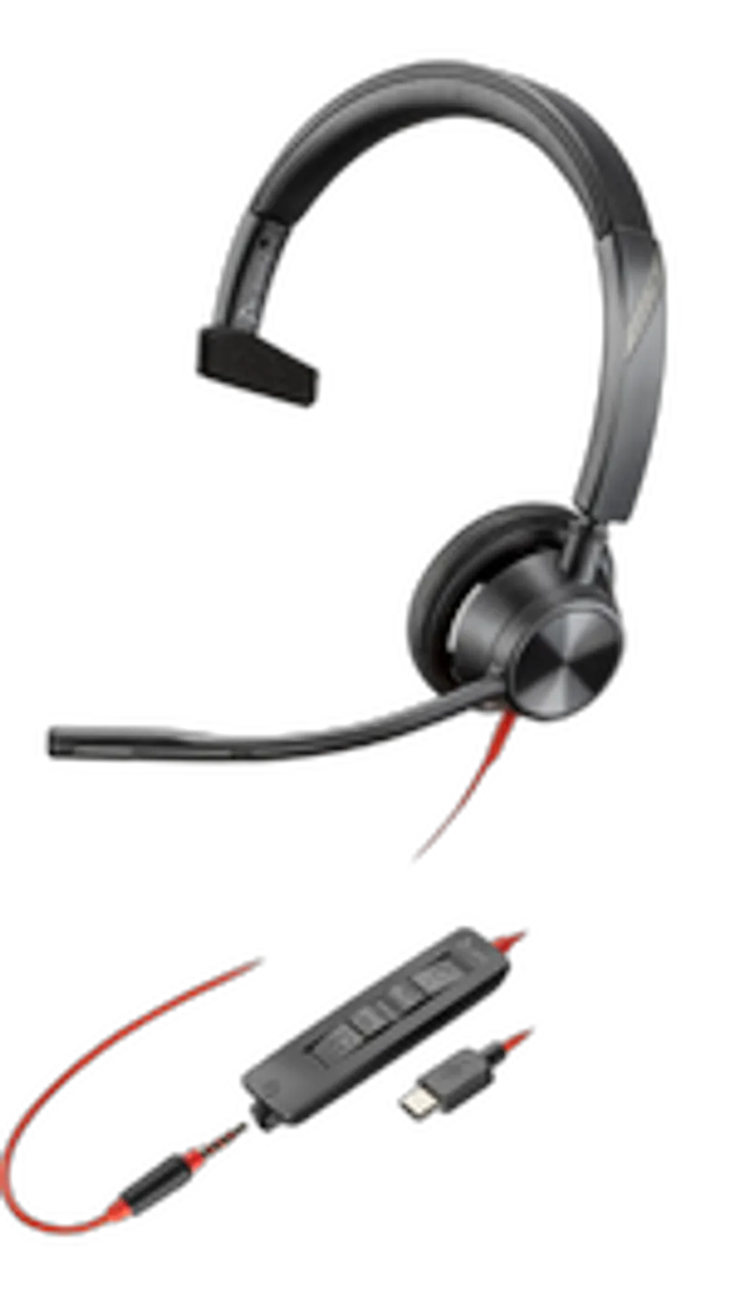 Poly Blackwire 3325 Mono USB-C/A/3,5mm