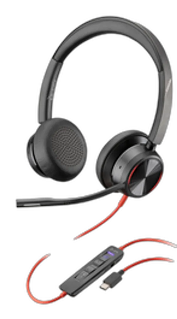 Poly Blackwire 8225        Stereo      Teams USB-C/A