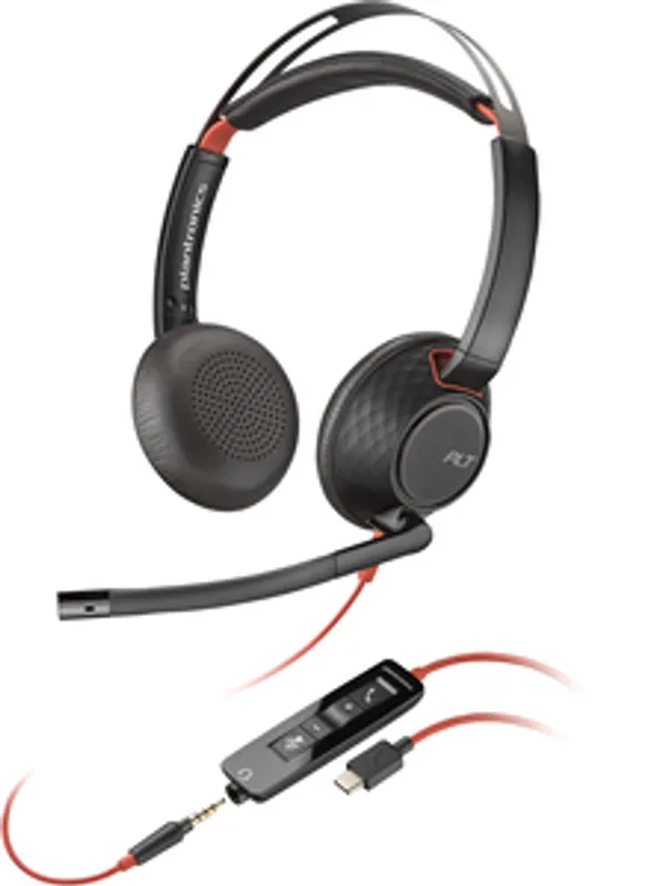 Poly Blackwire 5220        Stereo      Teams USB-C/A/3,5mm