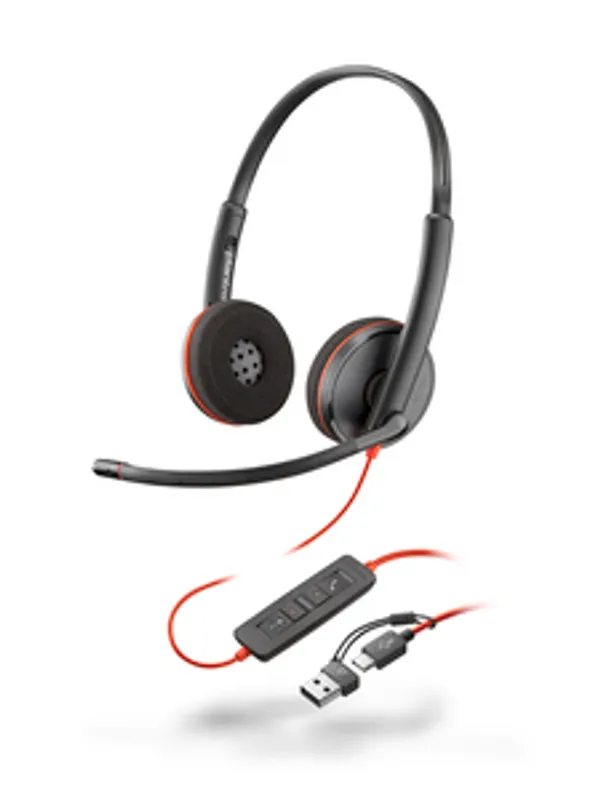 Poly Blackwire 3220 Stereo USB-C/A bulk