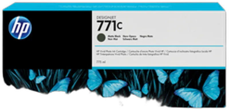 HP 771C     Mattschwarz         Tintenpatrone 775ml