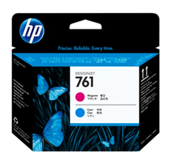 HP 761      Magenta+Cyan        Druckkopf