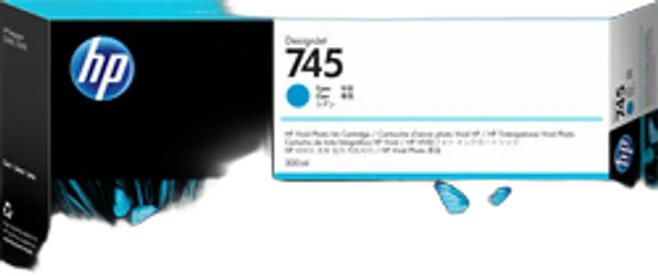 HP 745      Cyan                Tintenpatrone 300ml