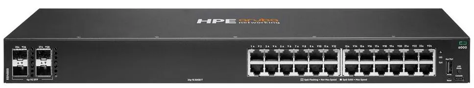 HPE ANW CX 6000 24p Gigabit 4p SFP 1G Switch HPE ANW CX 6000 24p Gigabit 4p SFP 1G Switch