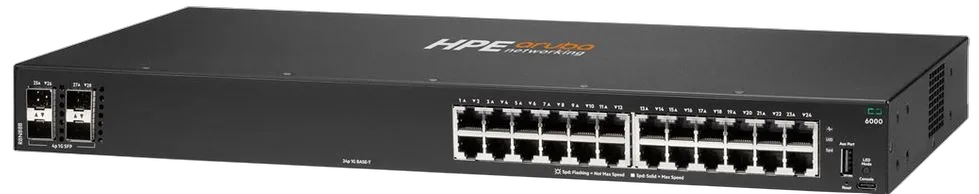 HPE ANW CX 6000 24p Gigabit 4p SFP 1G Switch HPE ANW CX 6000 24p Gigabit 4p SFP 1G Switch