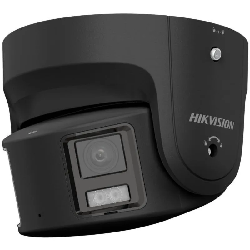 DS-2CD2387G2P-LSU/SL(C)/BLACK - 8MP (4K) IP Panorama Turret Kamera, IP67, PoE, 4