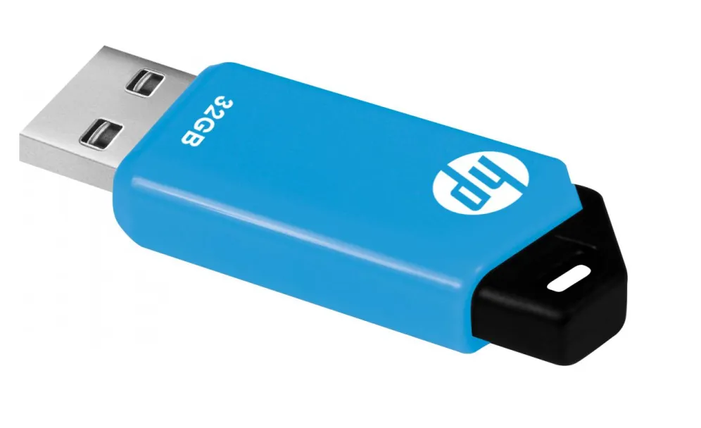 USB-Stick  32GB HP v150w 2.0 Flash Drive    (black/blue) retail