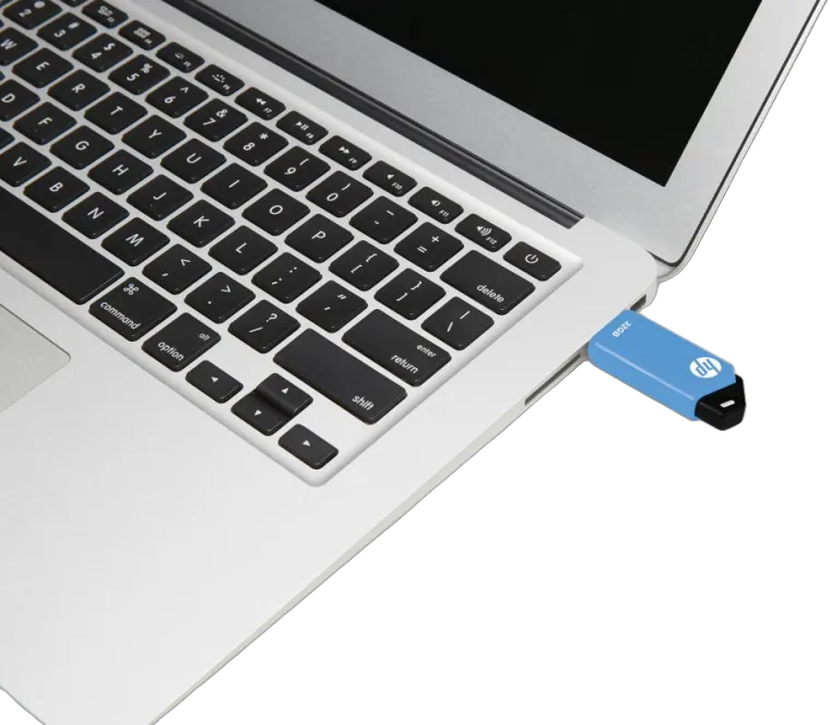 USB-Stick  32GB HP v150w 2.0 Flash Drive    (black/blue) retail