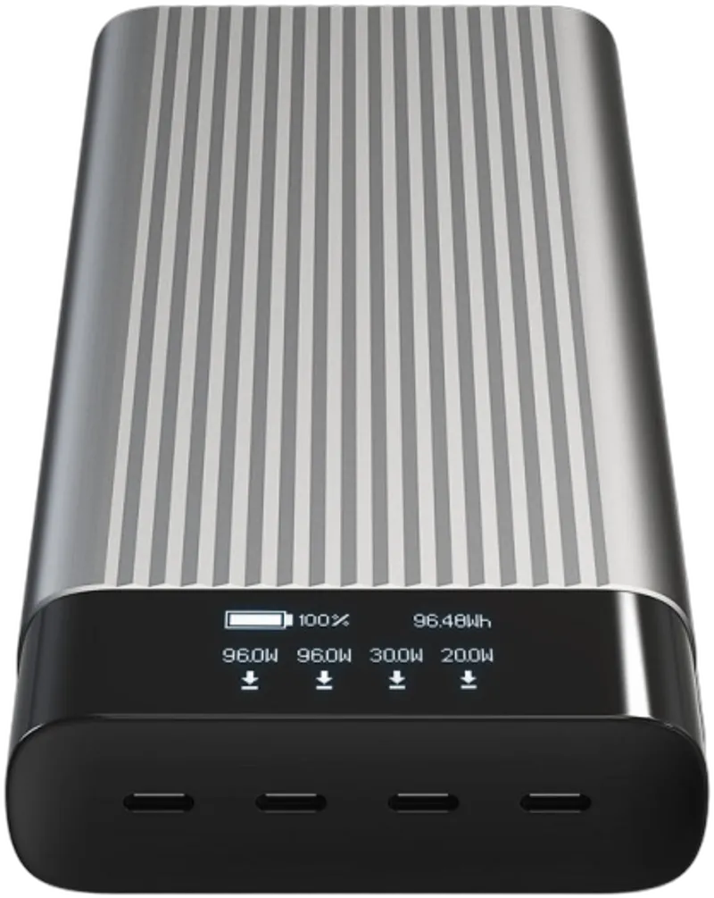 Hyper HyperJuice 245W USB-C 100Wh Bat-Pack, OLED Display