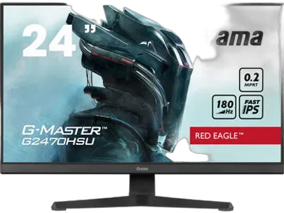 IIYAMA 60.5cm (24")   G2470HSU-B6  16:9 HDMI+DP+USB IPS bl.
