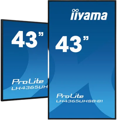 IIYAMA 108cm (43") LH4365UHSB-B1 16:9 2xHDMI+DP+2xUSB IPS retail
