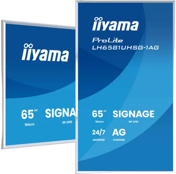 IIYAMA 164.0cm(64,5") LH6581UHSG-1AG 16:9 2xHDMI+USB-C (Speditionsversand)