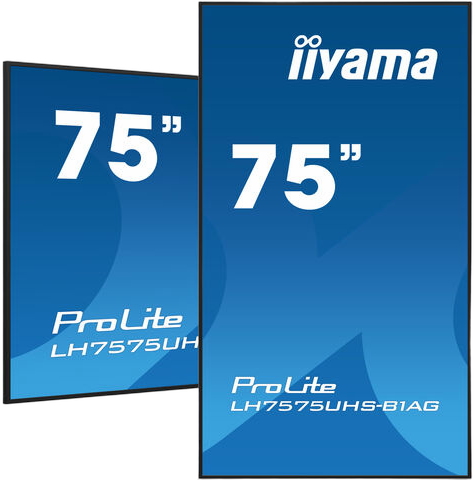 IIYAMA 189.3cm(75) LH7575UHS-B1AG 16:9 3xHDMI+DP+2xUSB IPS retail (Speditionsversand)