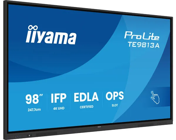 IIYAMA 247.7cm(98) TE9813A-B1AG 16:9 Touch 2xHDMI+USB-C+DP (Speditionsversand)