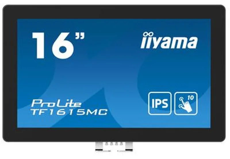 IIYAMA 39.5cm (15,6") TF1615MC-B1  16:9  M-Touch VGA+HDMI+DP retail