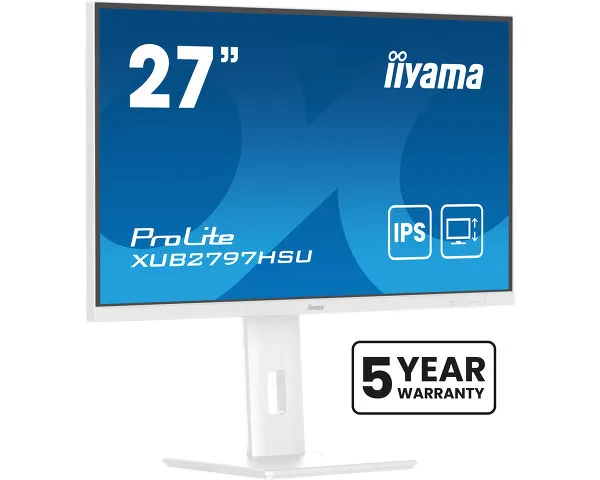 IIYAMA 68.5cm (27")   XUB2797HSU-W2 16:9  HDMI+DP+2xUSB Lift