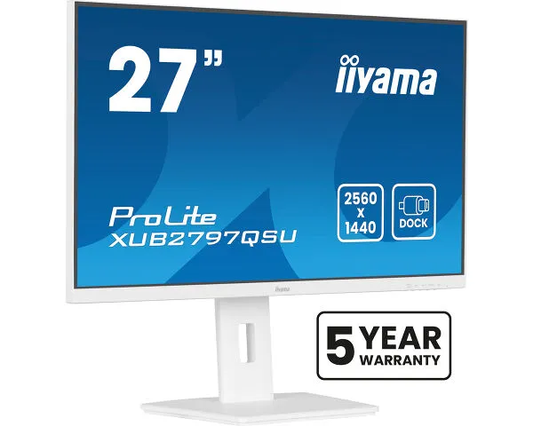 IIYAMA 68.5cm (27")   XUB2797QSU-W2 16:9  HDMI+DP+2xUSB L