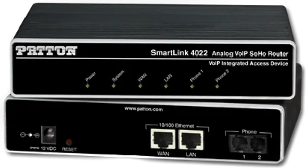 Patton Inalp SmartLink 4022, 2 FXS VoIP GW-Router