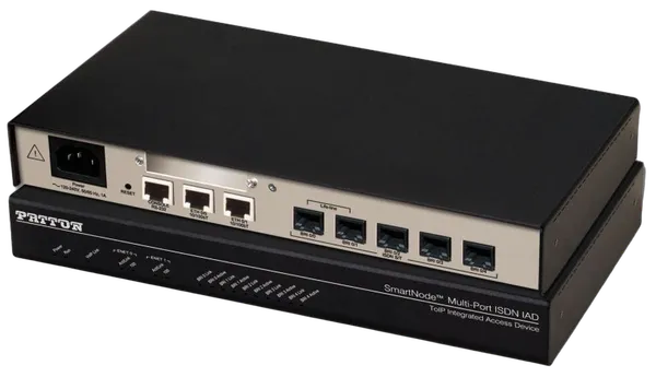 Patton SmartNode 4654, 3 BRI VoIP ADSL2+ IAD, Annex A & B