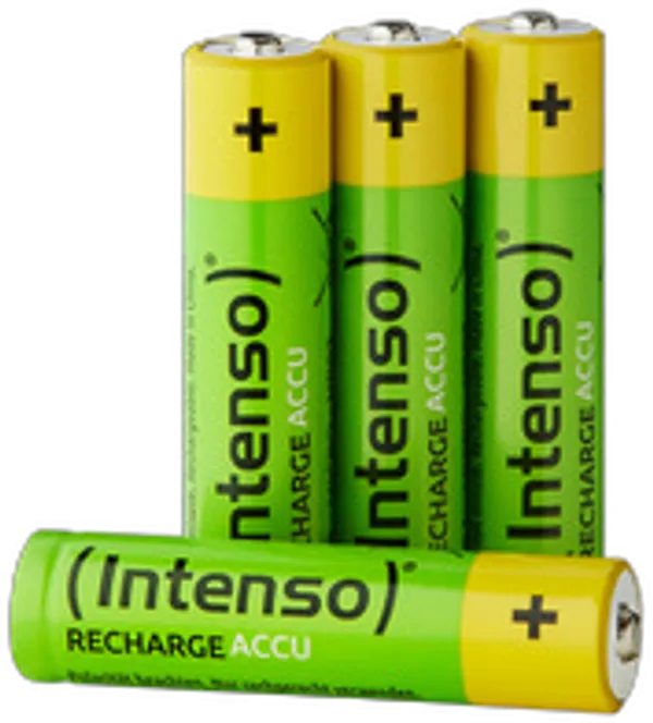 Intenso Batteries Rechargeable Eco AAA HR03 850mAh 4er Blister