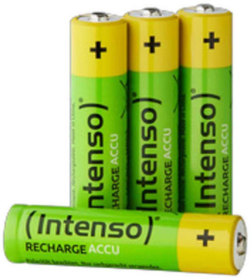 Intenso Batteries Rechargeable Eco AAA HR03 850mAh 4er Blister