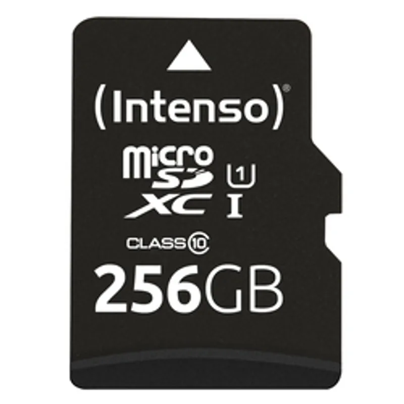 Intenso SD MicroSDXC Card 256GB UHS-I inkl. SD- Adapter retail