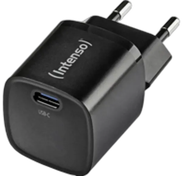 Intenso Power Adapter 1x USB-C 30W W30C2 GaN Black