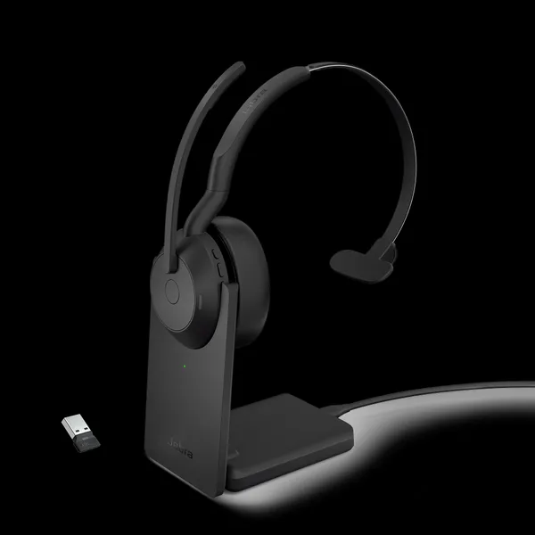 Jabra Headset Evolve2 55 USB-A UC Mono Stand schnurlos