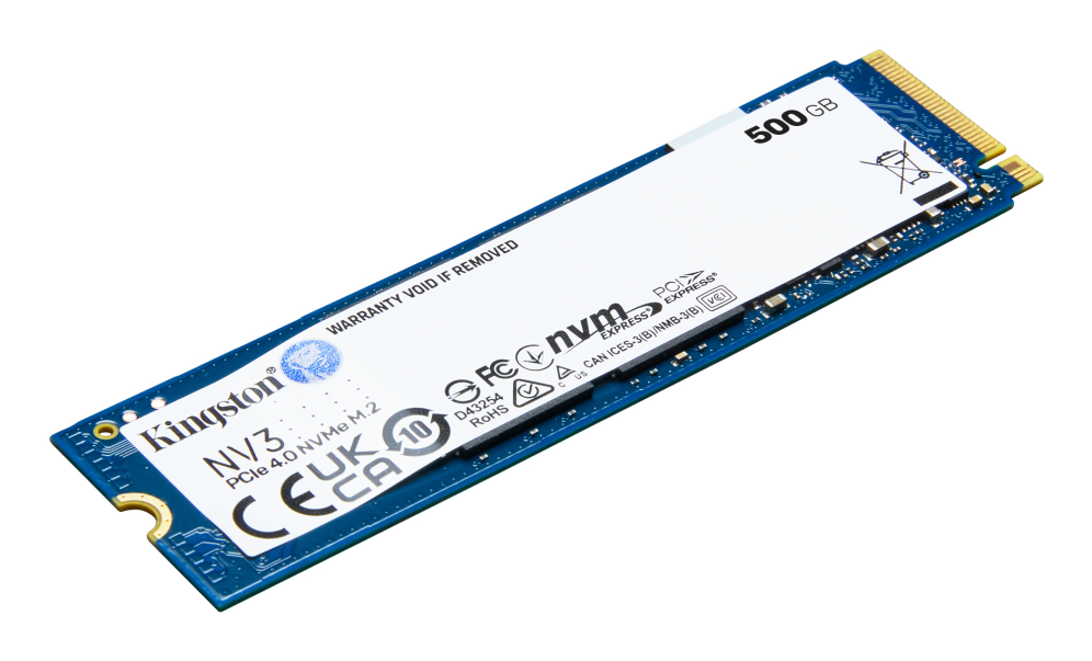 SSD 500GB Kingston M.2 PCI-E NVMe Gen4 NV3 retail SSD 500GB Kingston M.2 PCI-E NVMe Gen4 NV3 retail