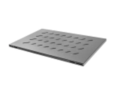 Scaffale rack LANBERG 19" 1U nero 465x715mm con superficie forata per ventilazione, montato su rack server. Scaffale rack LANBERG 19" 1U nero 465x715mm con superficie forata per ventilazione, montato su rack server.