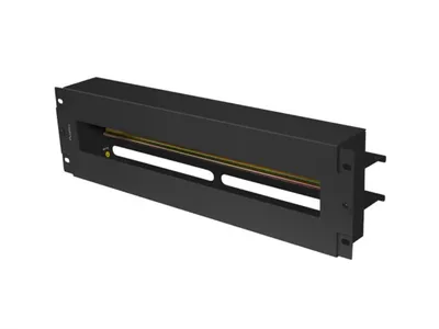 LANBERG 19" Spannungsverteiler mit DIN-Schiene TS-35 3U sw