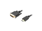 Lanberg CA-HDDV-10CC-0018-BK adaptador de cable de vídeo 1,8 m HDMI tipo A (Estándar) DVI-D Negro Lanberg CA-HDDV-10CC-0018-BK adaptador de cable de vídeo 1,8 m HDMI tipo A (Estándar) DVI-D Negro